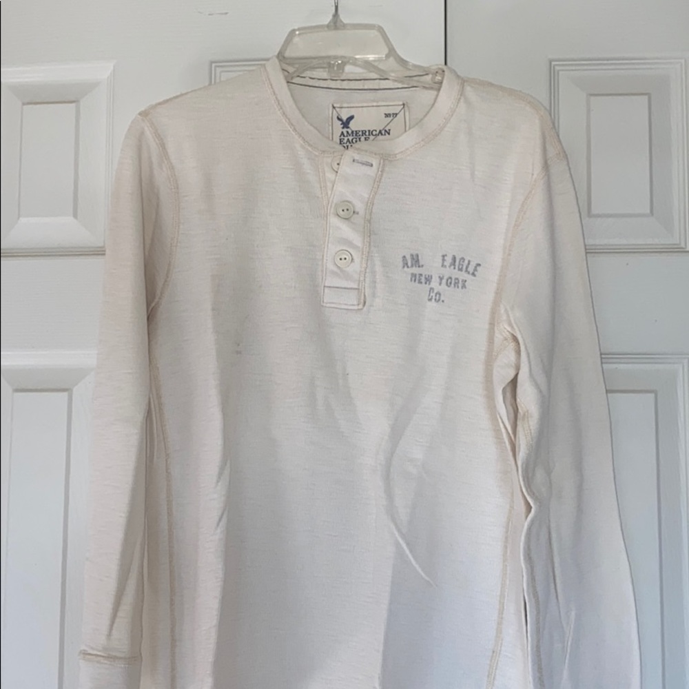 Men’s american eagle white long sleeve